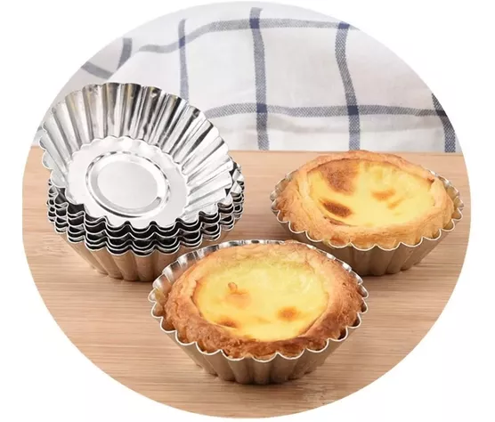 Pack 48 Molde Mini Tartaleta Tarta Moldes Para Reposteria -7