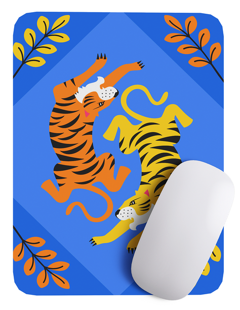 Mouse Pad Tigre Arte de animales - 17cm X 21cm D82-1
