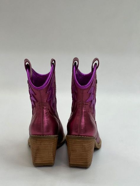 Botin Sally Fucsia violeta Exotica-3