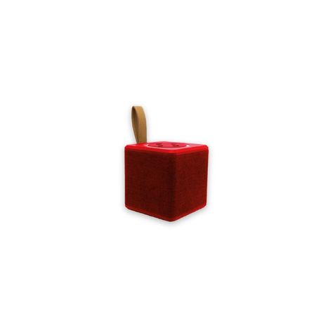 Parlante Bluetooth Cuadrado Portátil 8w Rojo - PuntoStore-0