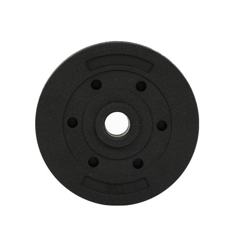 Disco de Cemento 1 Kg para Barra PVC Negro-0