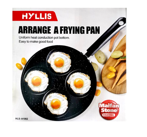 Sartén Para Tortillas De 4 Agujeros Para Huevos Antiadherente-2