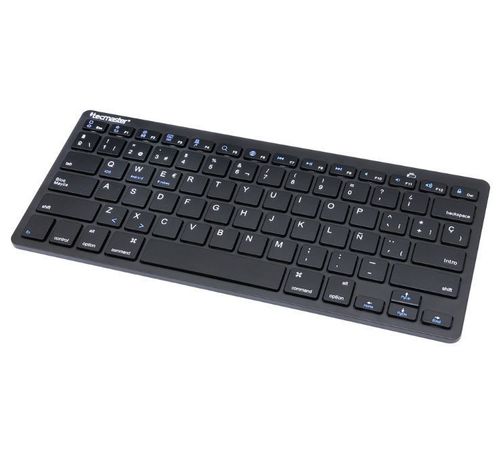 Mini Teclado Bluetooth Inalámbrico Negro Tecmaster-1