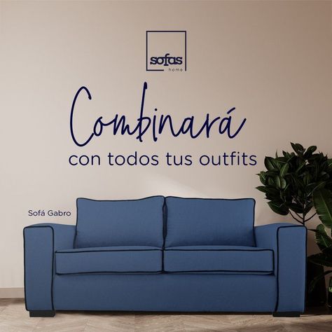 Sofá Gabro Felpa Azul 3 Cuerpos-1