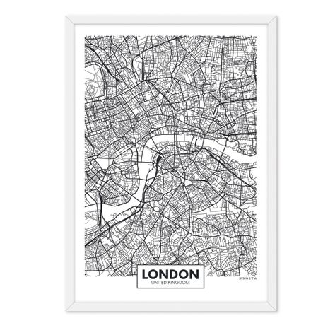Cuadro Individual  Mapa Londres-0