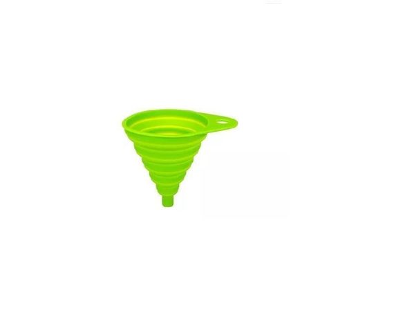 Pack X6 Embudo Plastico Embudo De Silicona Plegable Embudo  X6-VER-98273-0