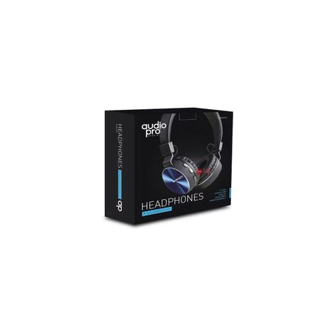 Audífonos Con Conexión Bluetooth Y Auxiliar Color Azul - Puntostore-1