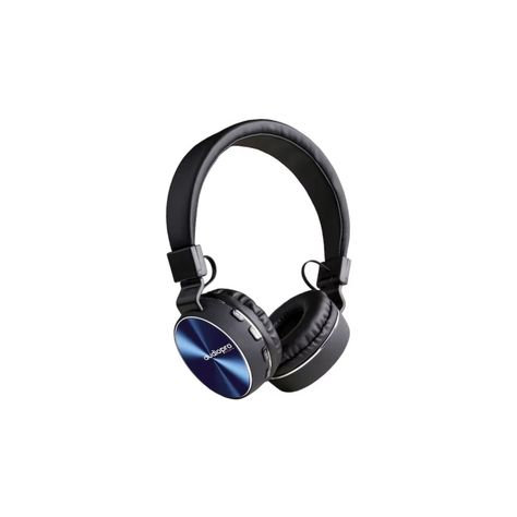 Audífonos Con Conexión Bluetooth Y Auxiliar Color Azul - Puntostore-0