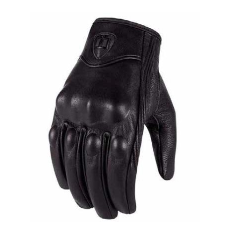 Guantes de Moto Antideslizante Protector de Nudillos Talla M -0