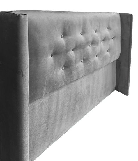 Respaldo Argos King Felpa Gris Claro-2