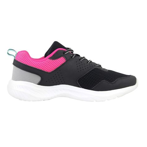 ZAPATILLA NORWEST BEGIN RUN MUJER NEGRO FUCSIA-1