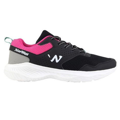 ZAPATILLA NORWEST BEGIN RUN MUJER NEGRO FUCSIA-0