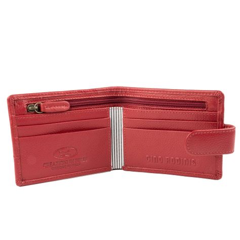 Billetera de hombre Capri 986 Roja Gino Rodinis-2