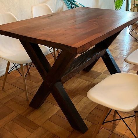 Mesa Comedor Roble Rojo X 140x80cm-1