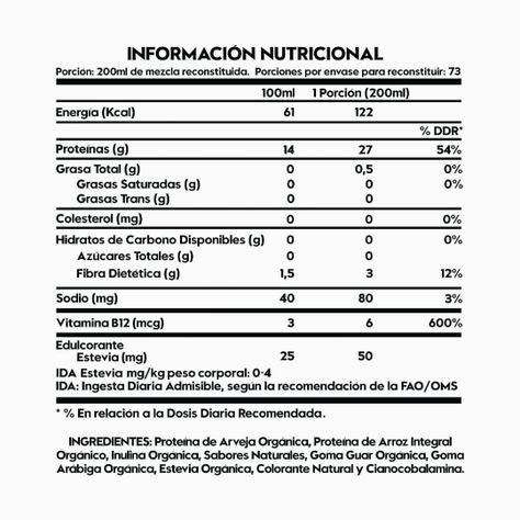 Proteina vegana 73 Sv 5 libras vainilla arroz con leche - Italo Grottini-1