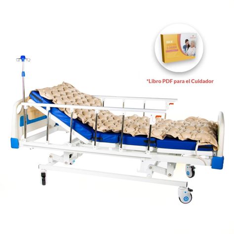 cama clínica manual 3 pcs pro+colchón+colchón as-0