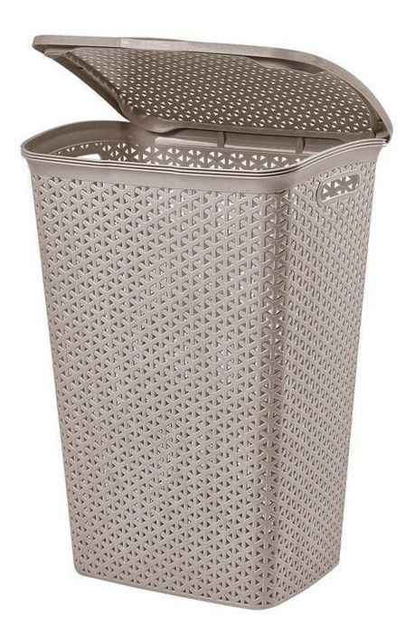 Cesto Canasto Para Ropa Bali 55 Litros Con Tapa-1
