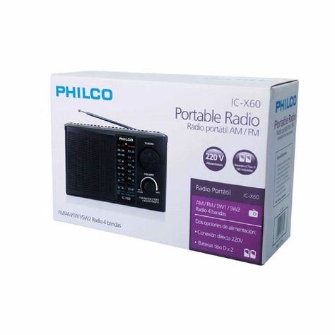 Radio Am Fm Sw1 Philco 4 Bandas 220v ICX60-1