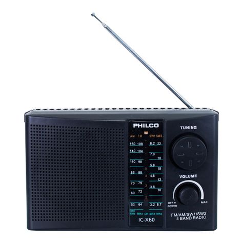 Radio Portatil Philco AM FM ICX-60-0