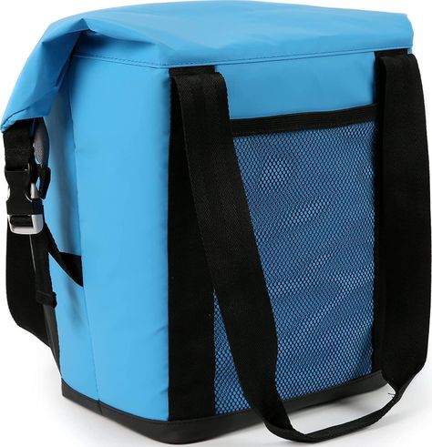 Cooler Deep Freeze 12 Latas Plegable Celeste Titan-2