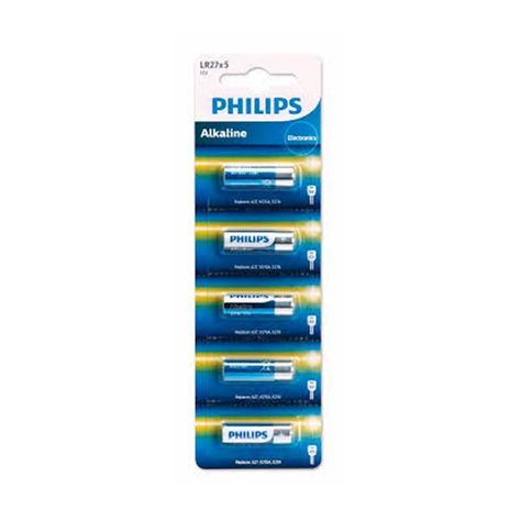 Microbateria Alkaline Philips 27 A Blister 5 Pcs Mlab-1