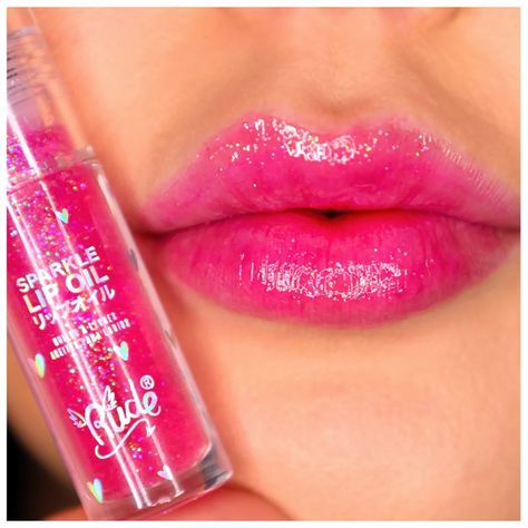 Aceite de Labios Sparkle Colección Manga Frutilla Rude Cosmetics-3