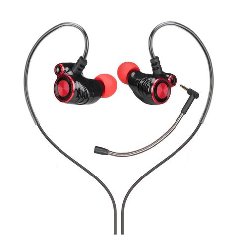 Audifono Gamer Hp In Ear Dhe-7002 Mic-0