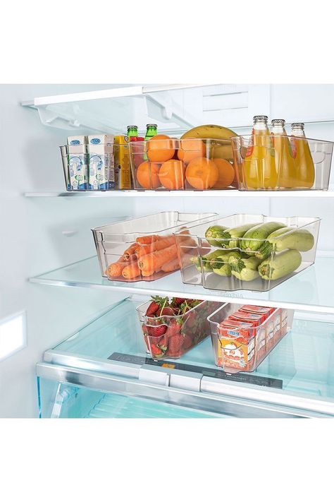 Contenedor Organizador Refrigerador S Clear-5