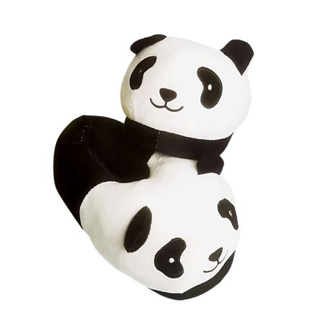 Pantuflas Panda Unisex Niños-3