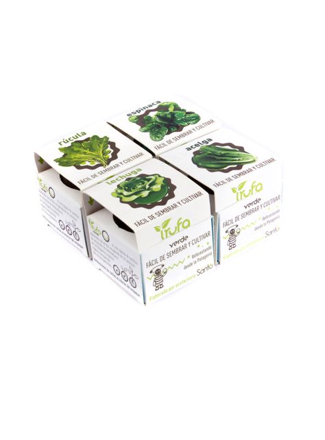 Bombitas pack huerto, facil de sembrar y cultivar.-0