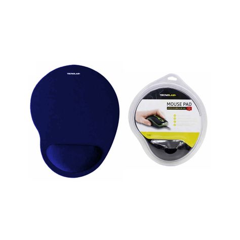 Mouse Pad Con Apoya Muñeca De Gel Azul - PuntoStore-1