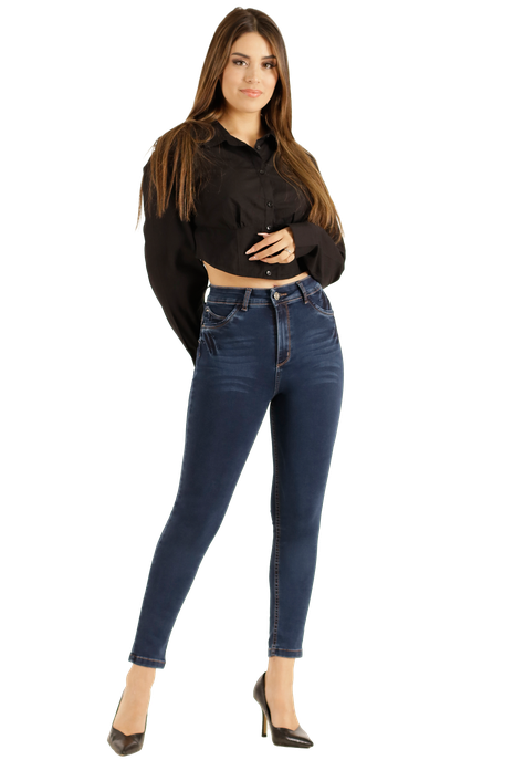 Jeans Bonita Naomi Blue Mujer  -0