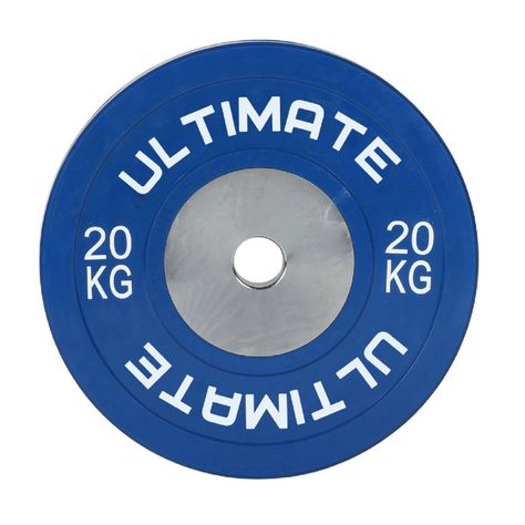 Barra Olímpica 25mm+100KG Discos Oc Bumper EliteC-5
