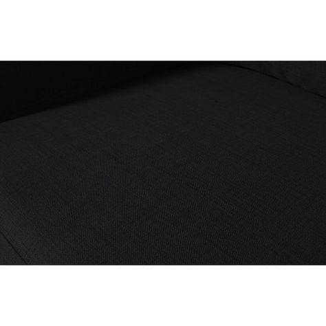 Seccional Lenora Chenille Tipo Lino Negro-2