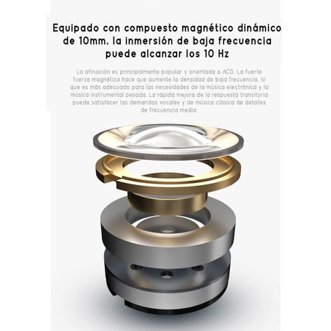 Audífonos KZ EDX + Accesorios + Espumas + Estuche.-4