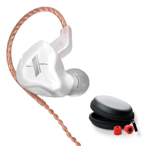 Audífonos KZ EDX + Accesorios + Espumas + Estuche.-0