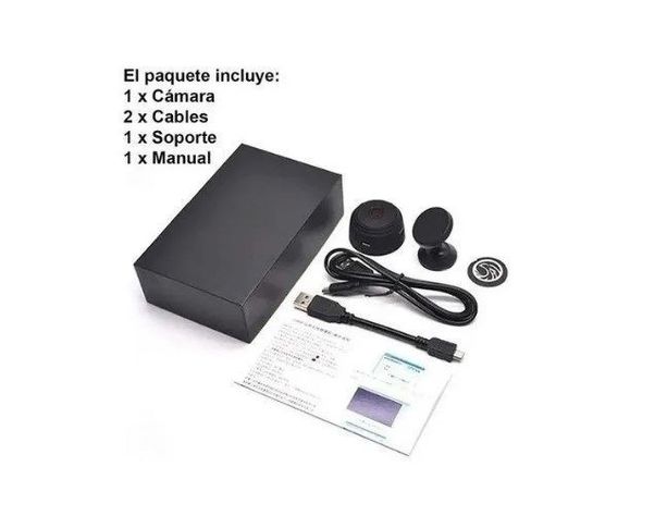 Micro Cámara De Seguridad A9 Magnética Espía Ip Wifi-1