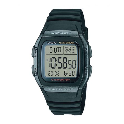 Reloj Casio W-96H-1BV Classic Quartz Unisex-0