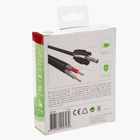 Cable Audio 3.5 mm Negro 1 Mt CC3110 One For All-3