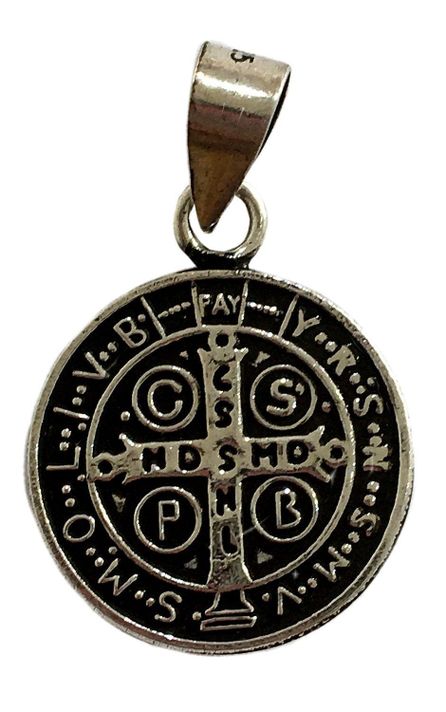 Colgante de plata envejecido de 925-1