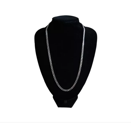 Cadena Hombre Grumet Plata Fina Italiana 925-0