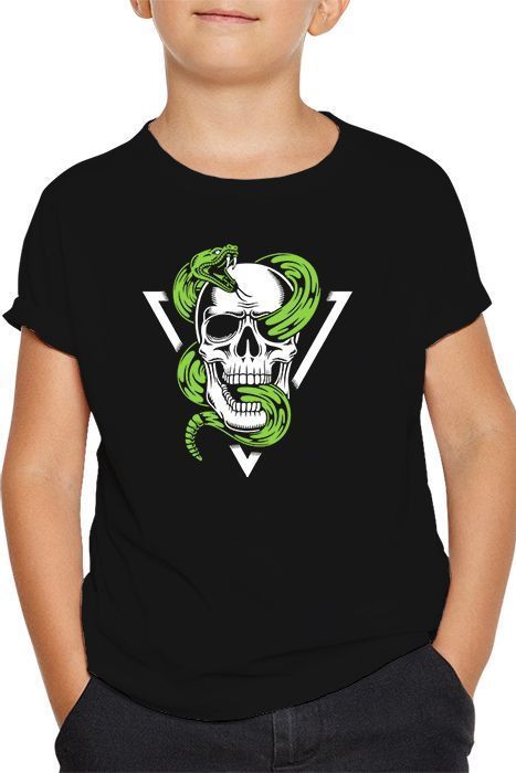 Polera niño diseño calavera 3-0