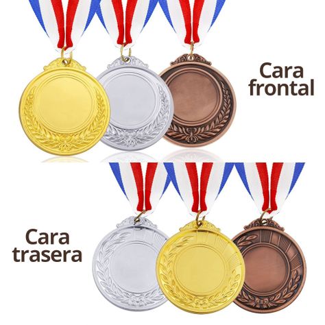 Medalla Premiación Deportiva 5 cm Bronce-3