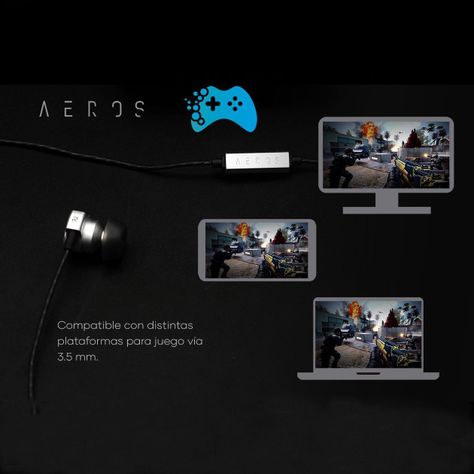 Audífono Profesional Audio Gamer Skin Aero-5