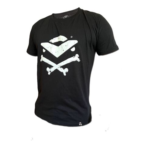 Polera Vívela  Bones Negra LIFESTYLE-0