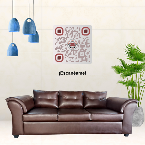 SOFA 3 CUERPOS MUSTANG PU FRANCE BROWN-0