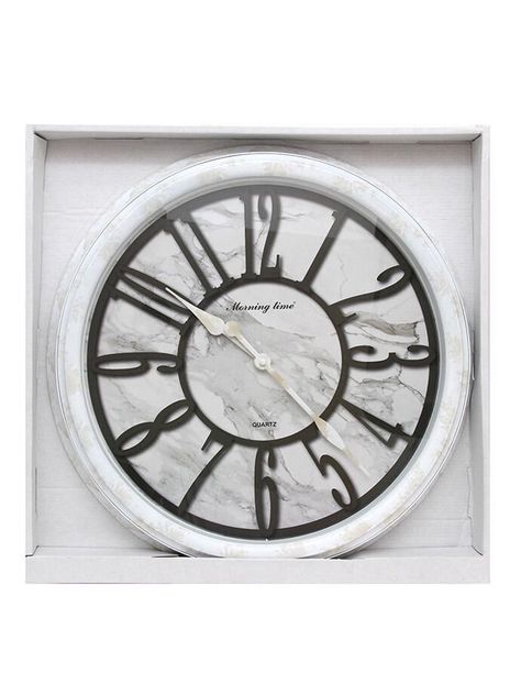Reloj de pared Ø50 cm. Blanco ø50 x5 cm-0