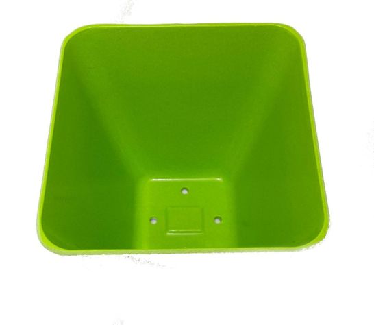 SET 2 MACETAS BIO CUADRADO VERDE 13,3X12,4-2