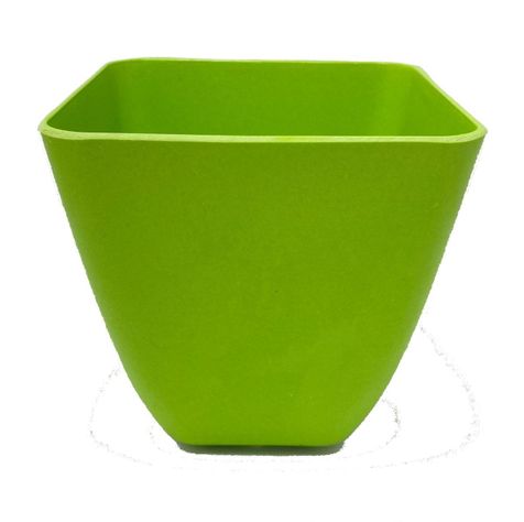 SET 2 MACETAS BIO CUADRADO VERDE 13,3X12,4-1