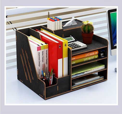 Estante De Madera Para Escritorio Organizador-2